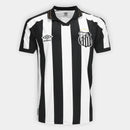 Camisa Santos II 26/27 s/n Torcedor Umbro Masculina - Branco+Preto