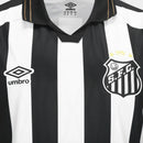 Camisa Santos II 26/27 s/n Torcedor Umbro Feminina - Preto+Branco